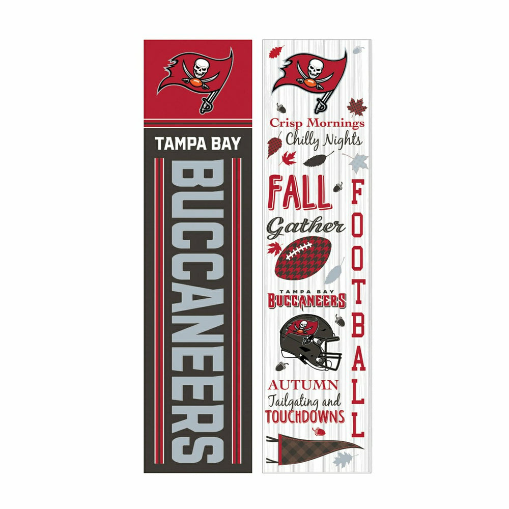 46" Double Sided Leaner, Tampa Bay Buccaneers, Fall Seasonal - NFL Home