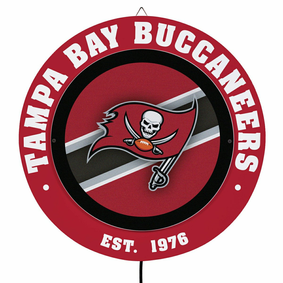 Tampa Bay Buccaneers, Metal Lite, Round - NFL