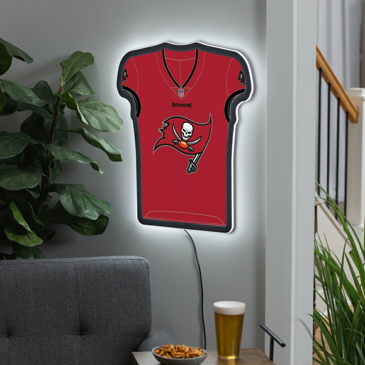 Tampa Bay Buccaneers NFL Football Jersey Edgelite LED Decor - NFL