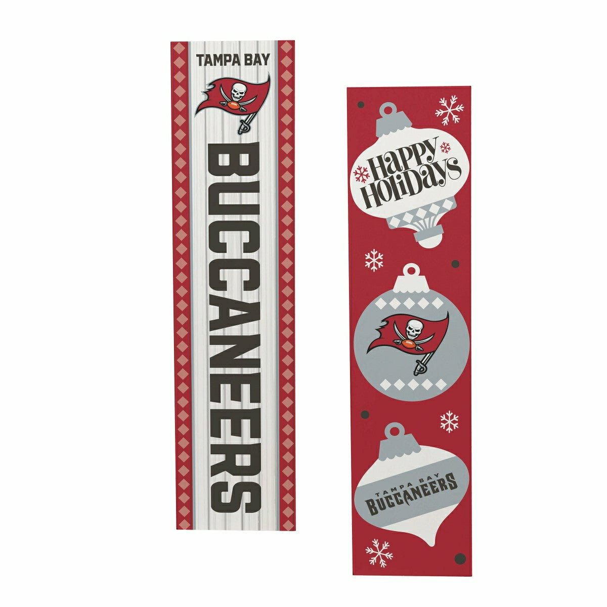 47" Double Sided Leaner, Tampa Bay Buccaneers, Christmas - NFL Home