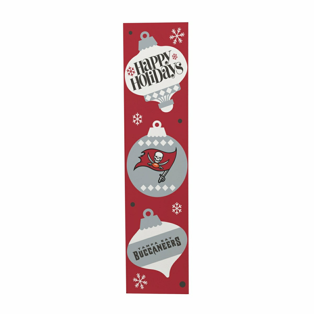 47" Double Sided Leaner, Tampa Bay Buccaneers, Christmas - NFL Home