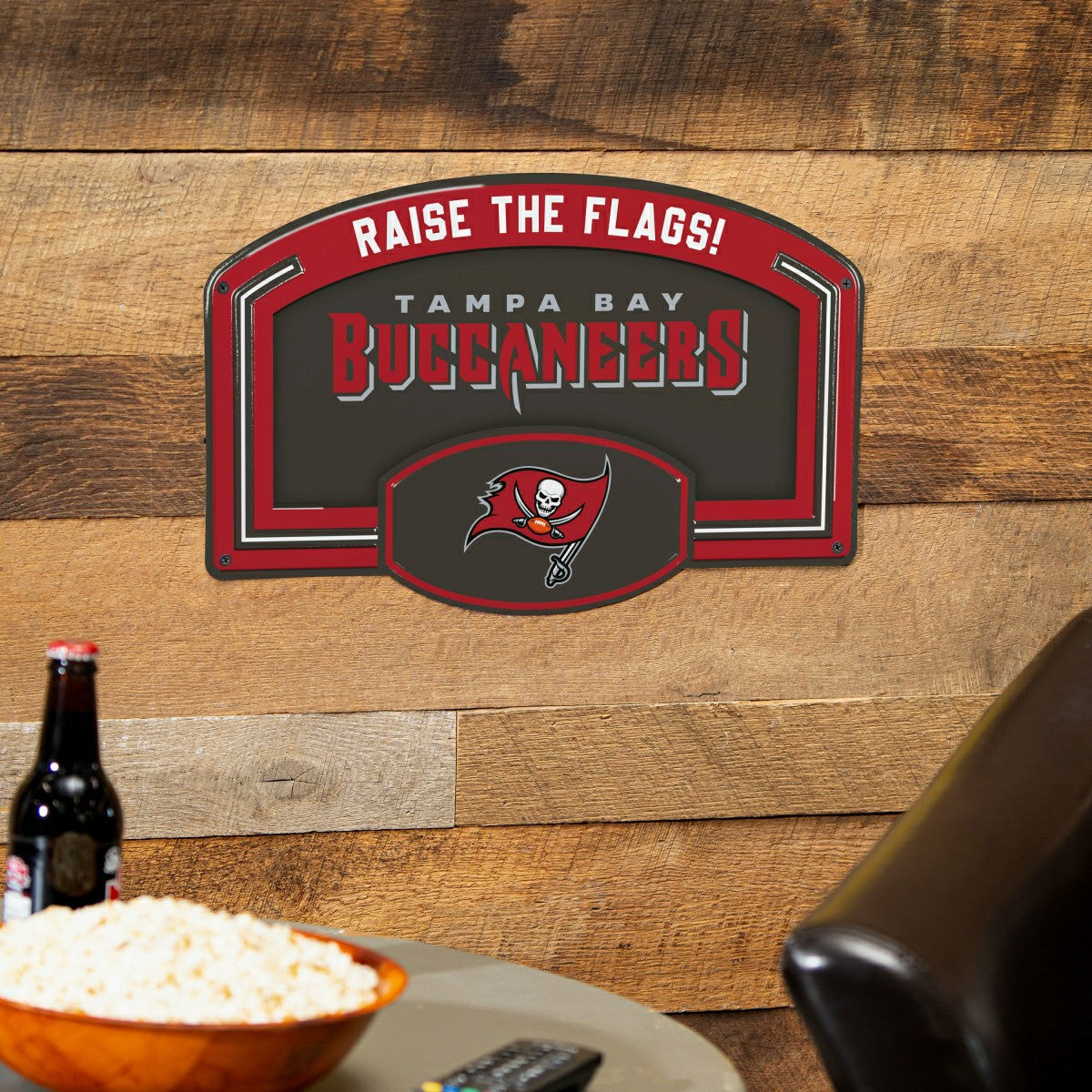 Tampa Bay Buccaneers USA Embossed Steel Wall Sign, 11" x 17" - NFL Home