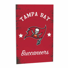 Tampa Bay Buccaneers Wood Wall Sign, 16x24 - NFL Home