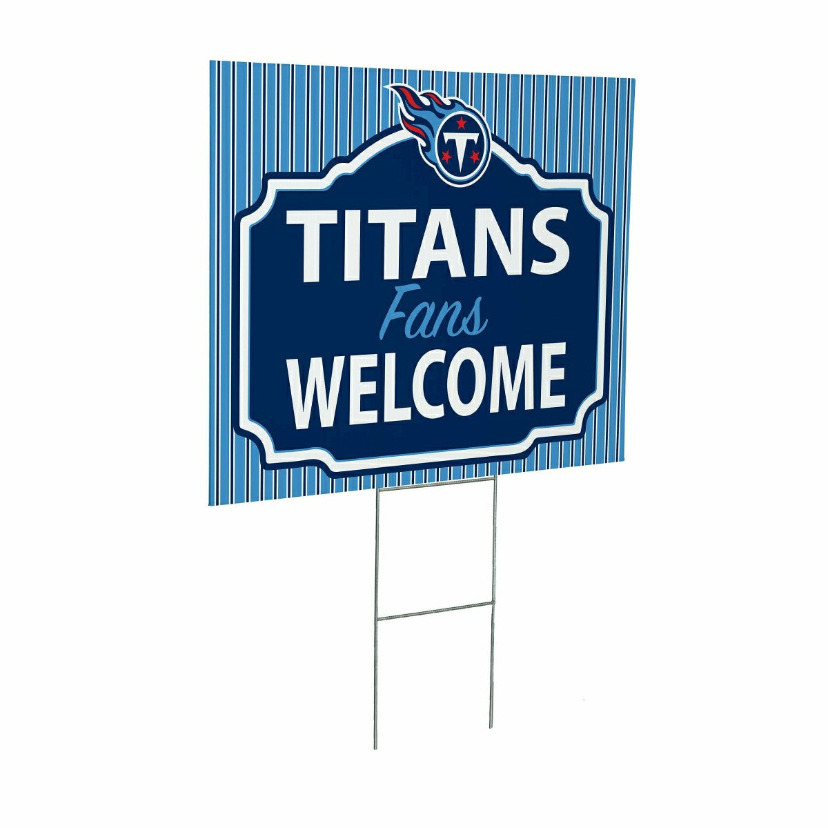 Tennessee Titans Coroplast Yard Sign, "Fans Welcome" - NFL Home