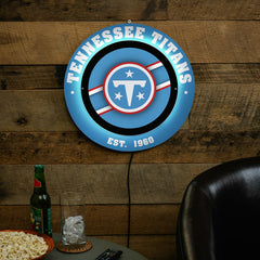 Tennessee Titans, Metal Lite, Round - NFL