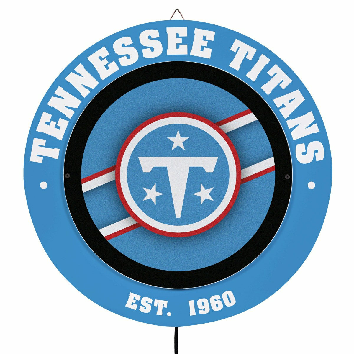 Tennessee Titans, Metal Lite, Round - NFL