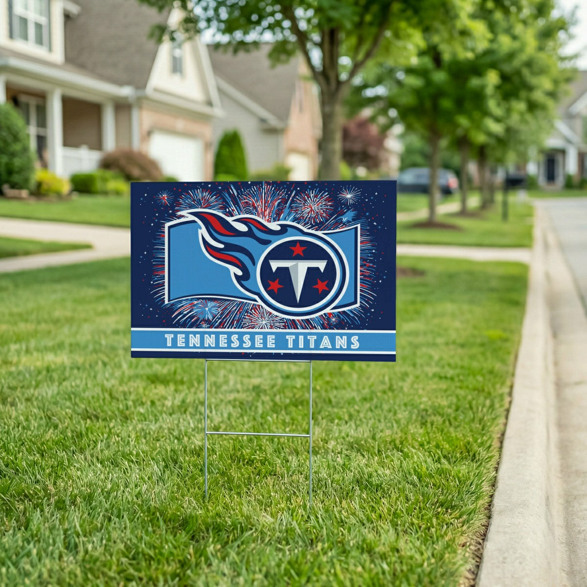 Tennessee Titans Yard Sign, Patriotic - NFL Home