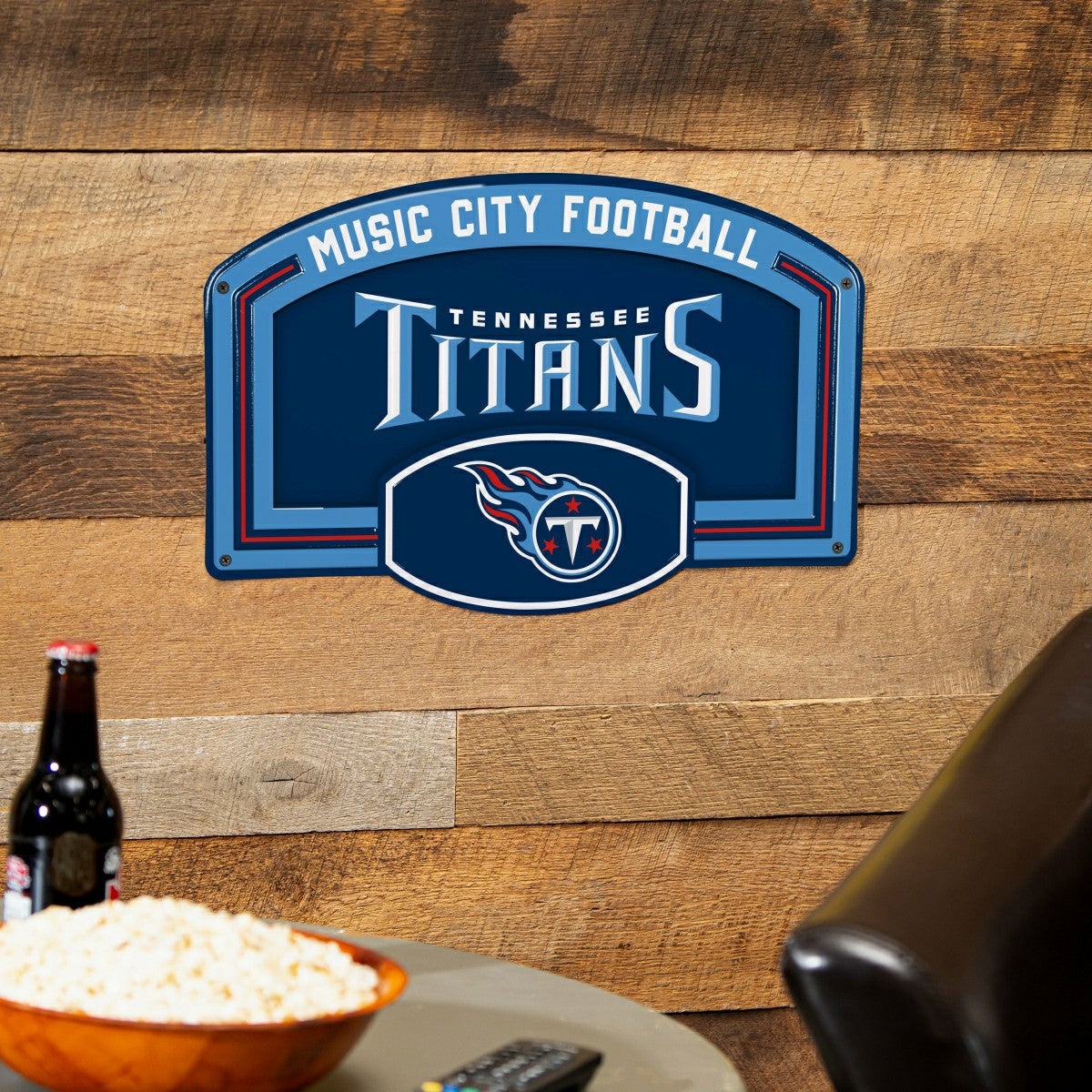 Tennessee Titans USA Embossed Steel Wall Sign, 11" x 17" - NFL Home
