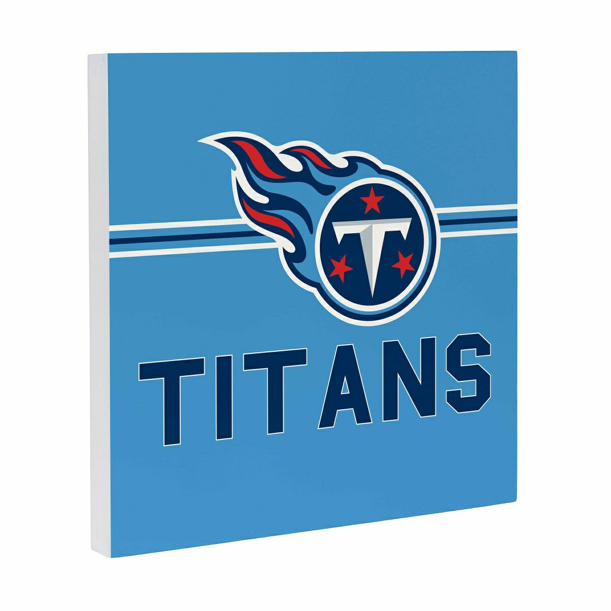 Tennessee Titans Wood Wall Sign, 12x12 - NFL Home