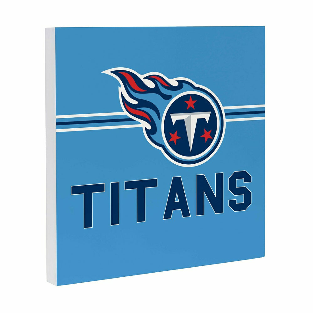 Tennessee Titans Wood Wall Sign, 12x12 - NFL Home