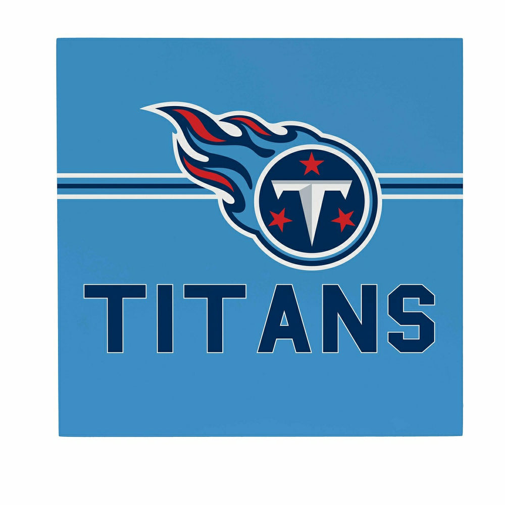 Tennessee Titans Wood Wall Sign, 12x12 - NFL Home