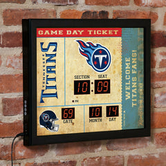Scoreboard Wall Clock, Tennessee Titans - NFL Home
