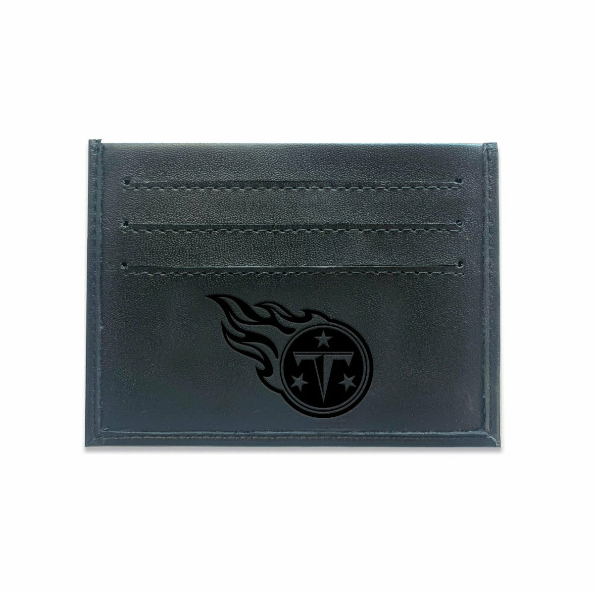 Front Pocket Wallet w/ RFID Blocking, Tennessee Titans, Black - NFL Home