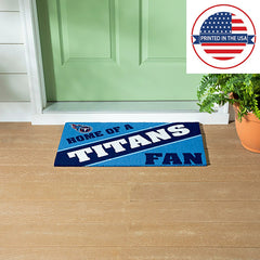 Tennessee Titans, PVC Mat COLOR, Home of a Fan - NFL