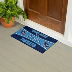 28" x 16" PVC Trapper Mat, Come Back with Tickets, Tennessee Titans - NFL
