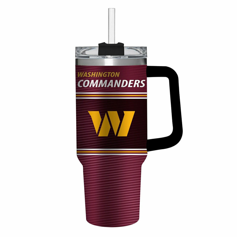40oz Stainless Steel Canyon Cup w/ Straw, Washington Commanders - NFL Home