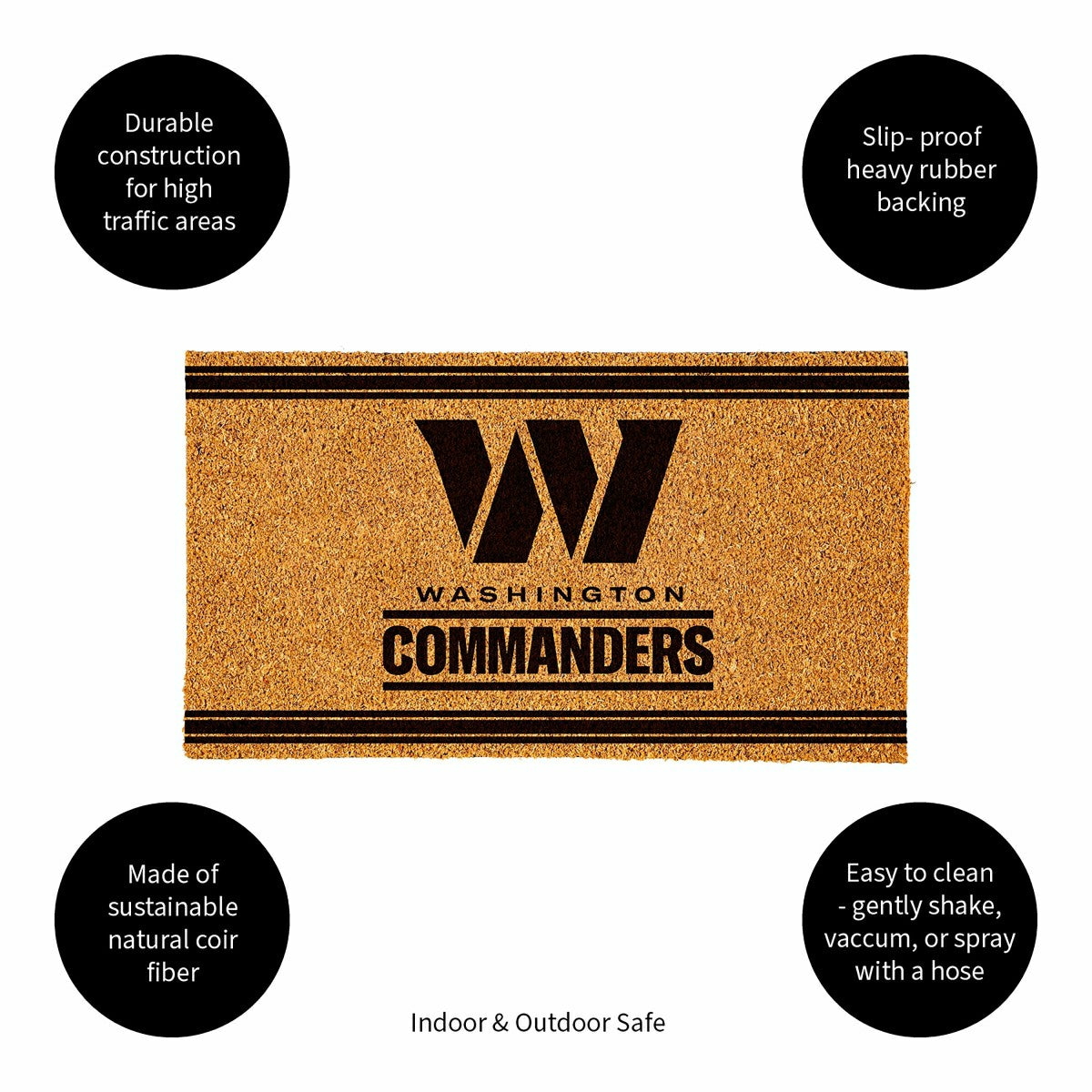 Washington Commanders, Coir Mat 1C - NFL