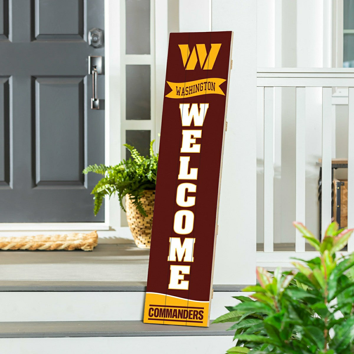 Washington Commanders Large Single Sided Leaner, 46" - NFL Home