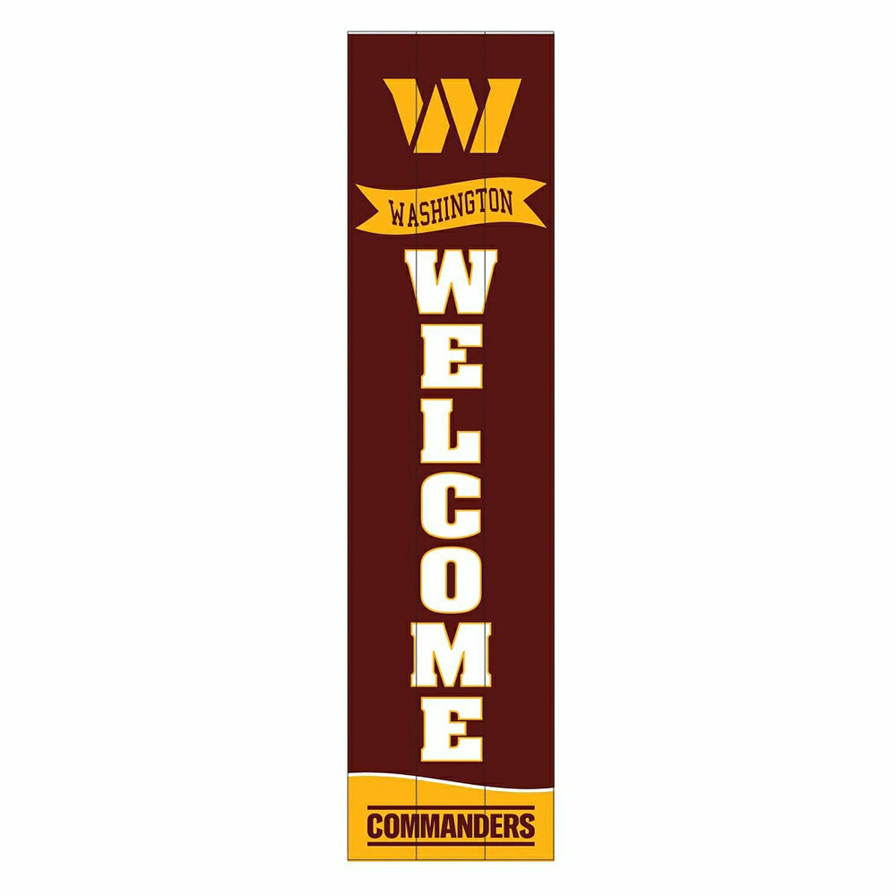 Washington Commanders Large Single Sided Leaner, 46" - NFL Home
