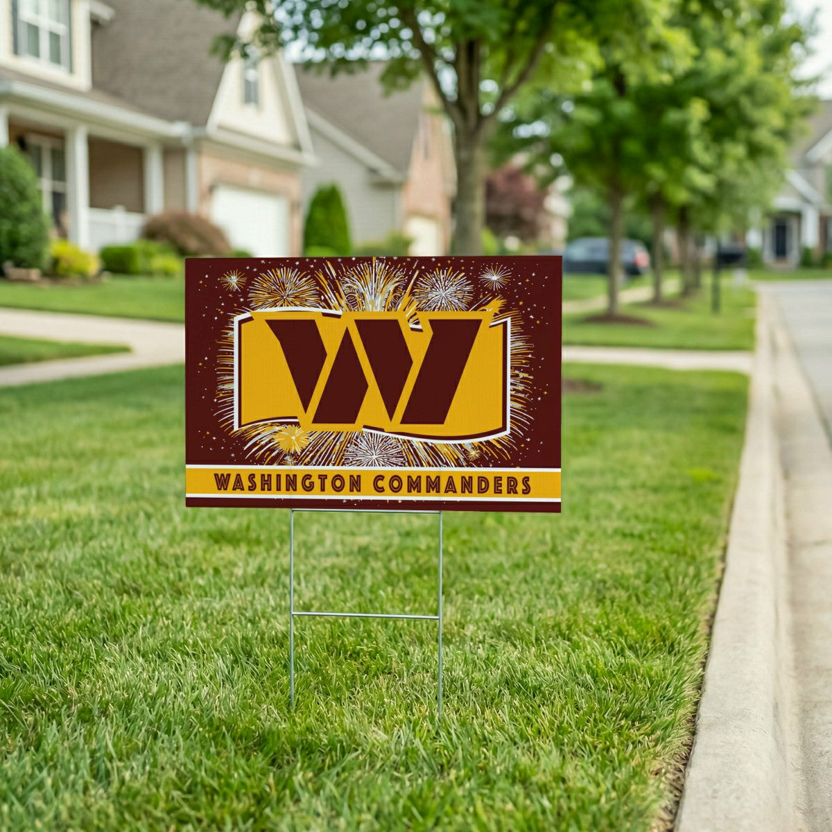 Washington Commanders Yard Sign, Patriotic - NFL Home