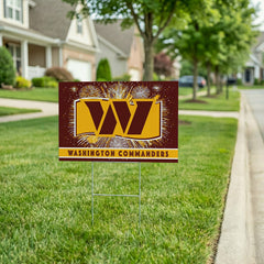 Washington Commanders Yard Sign, Patriotic - NFL Home