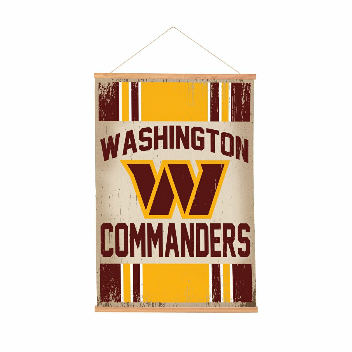 Washington Commanders, Canvas Wall Tapestry, Medium, 36x24 - NFL Home