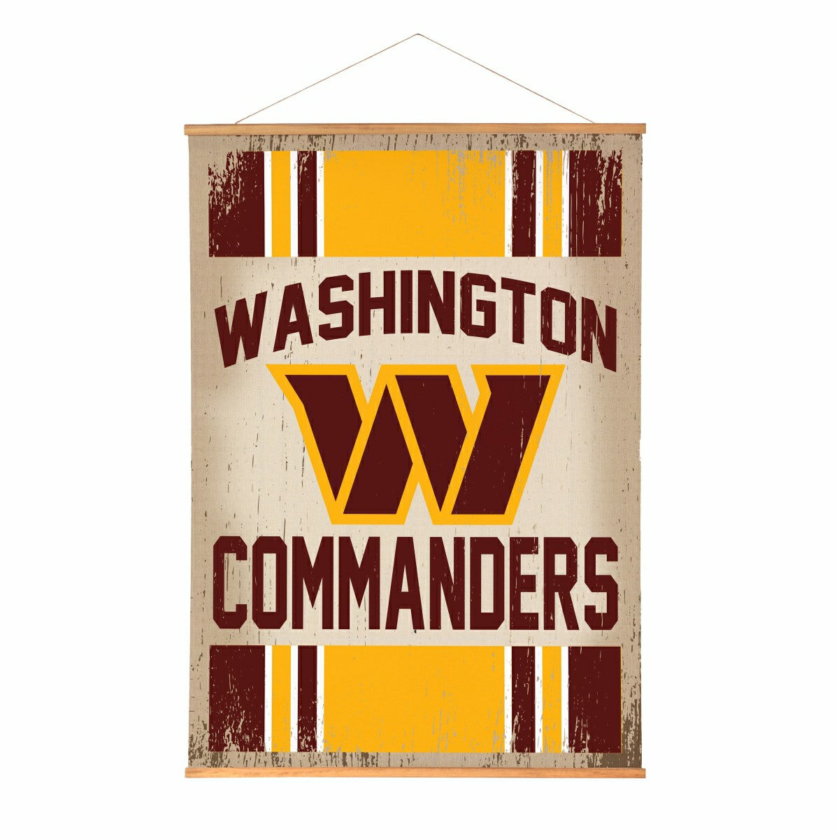Washington Commanders, Canvas Wall Tapestry, Large, 54x36 - NFL Home
