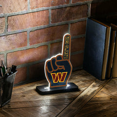 Washington Commanders NFL Football Foam Finger Desklite LED Decor - NFL Home