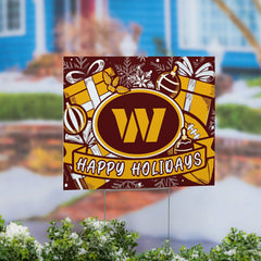 Washington Commanders Yard Sign, Holiday - NFL Home