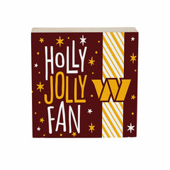 Washington Commanders Block, Holiday, 6x6 - NFL Home