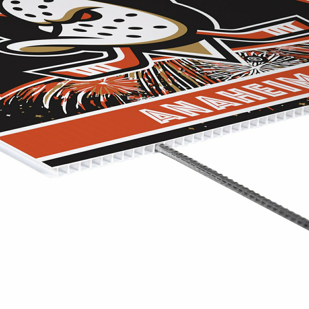 Anaheim Ducks Yard Sign, Patriotic - NHL Home