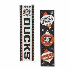 Anaheim Ducks Christmas Double Sided Large Leaner, 47" - NHL Home