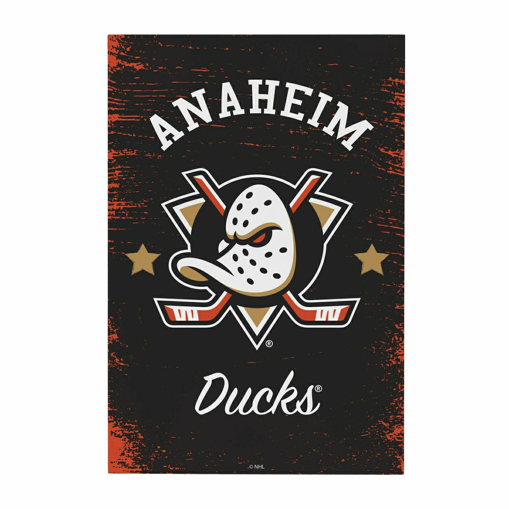 Anaheim Ducks Wood Wall Sign, 16x24 - NHL Home