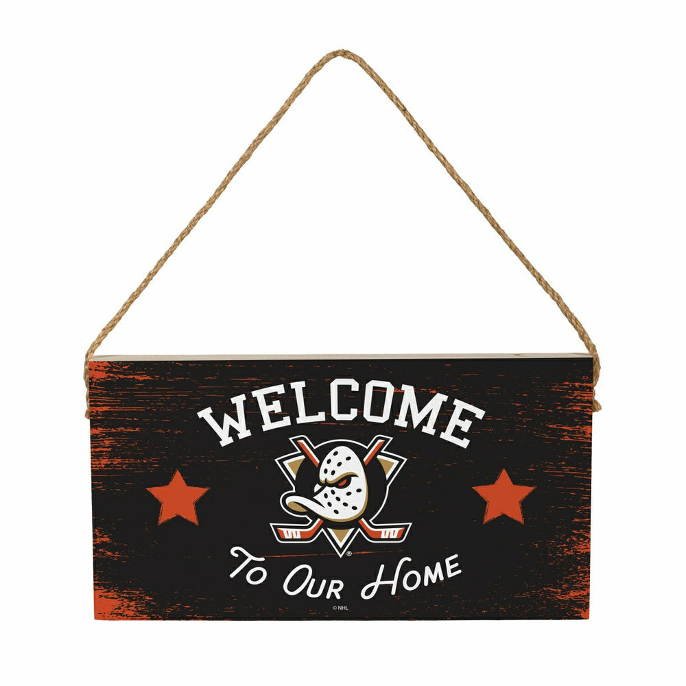 Anaheim Ducks Wood Wall Sign, 6x11 - NHL Home