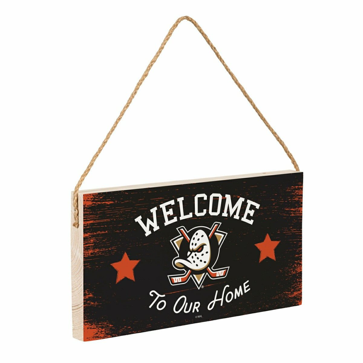 Anaheim Ducks Wood Wall Sign, 6x11 - NHL Home