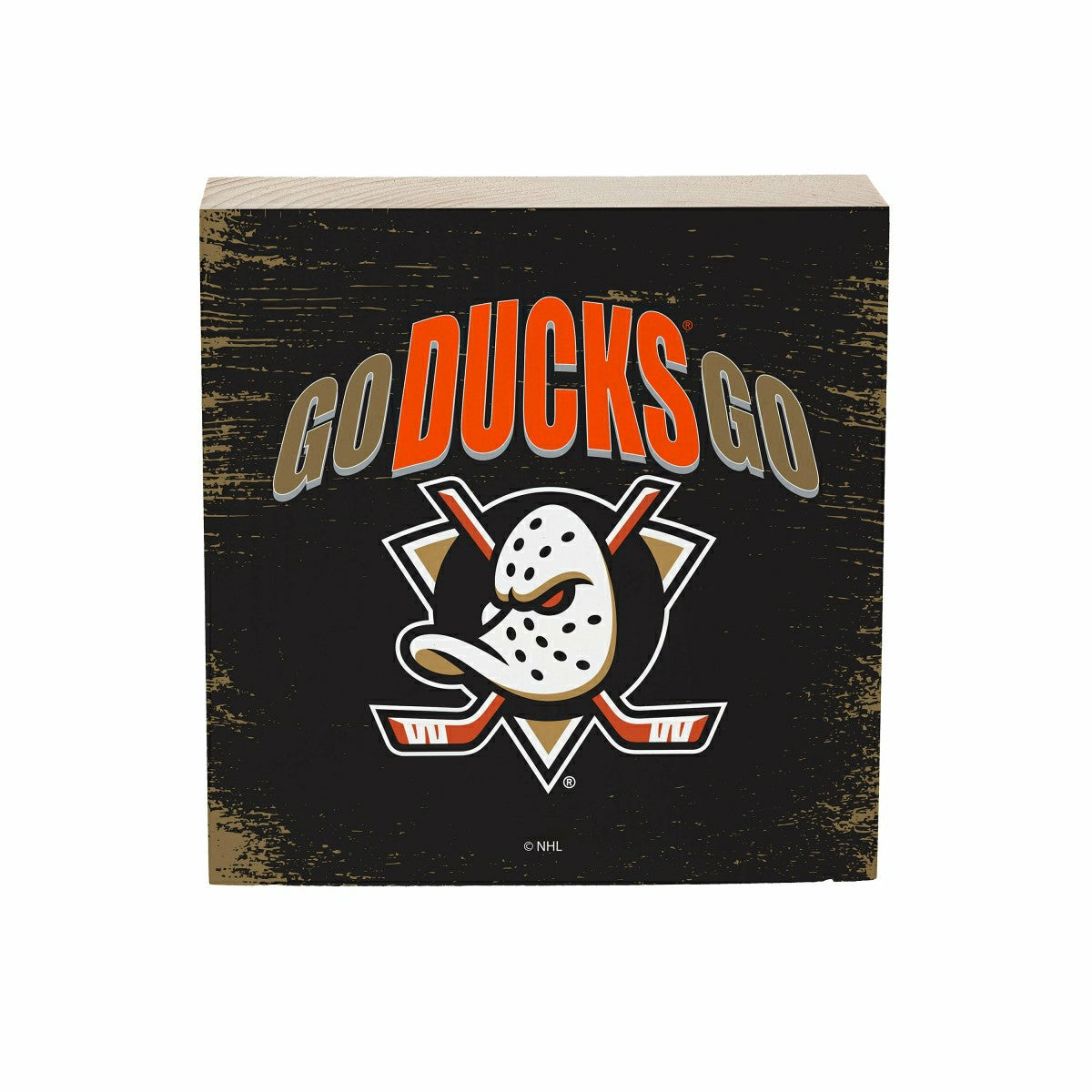 Anaheim Ducks Plock, Down Home Fans, 6x6 - NHL Home
