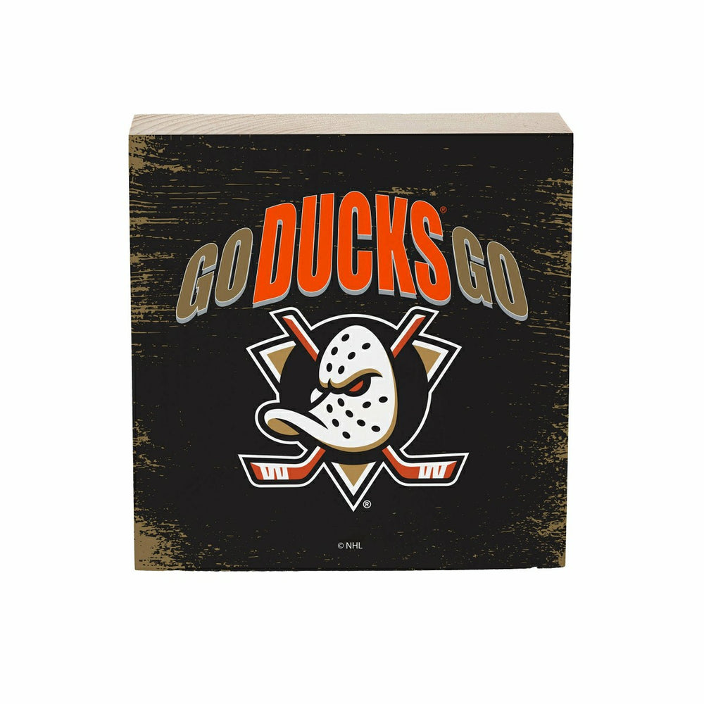 Anaheim Ducks Plock, Down Home Fans, 6x6 - NHL Home