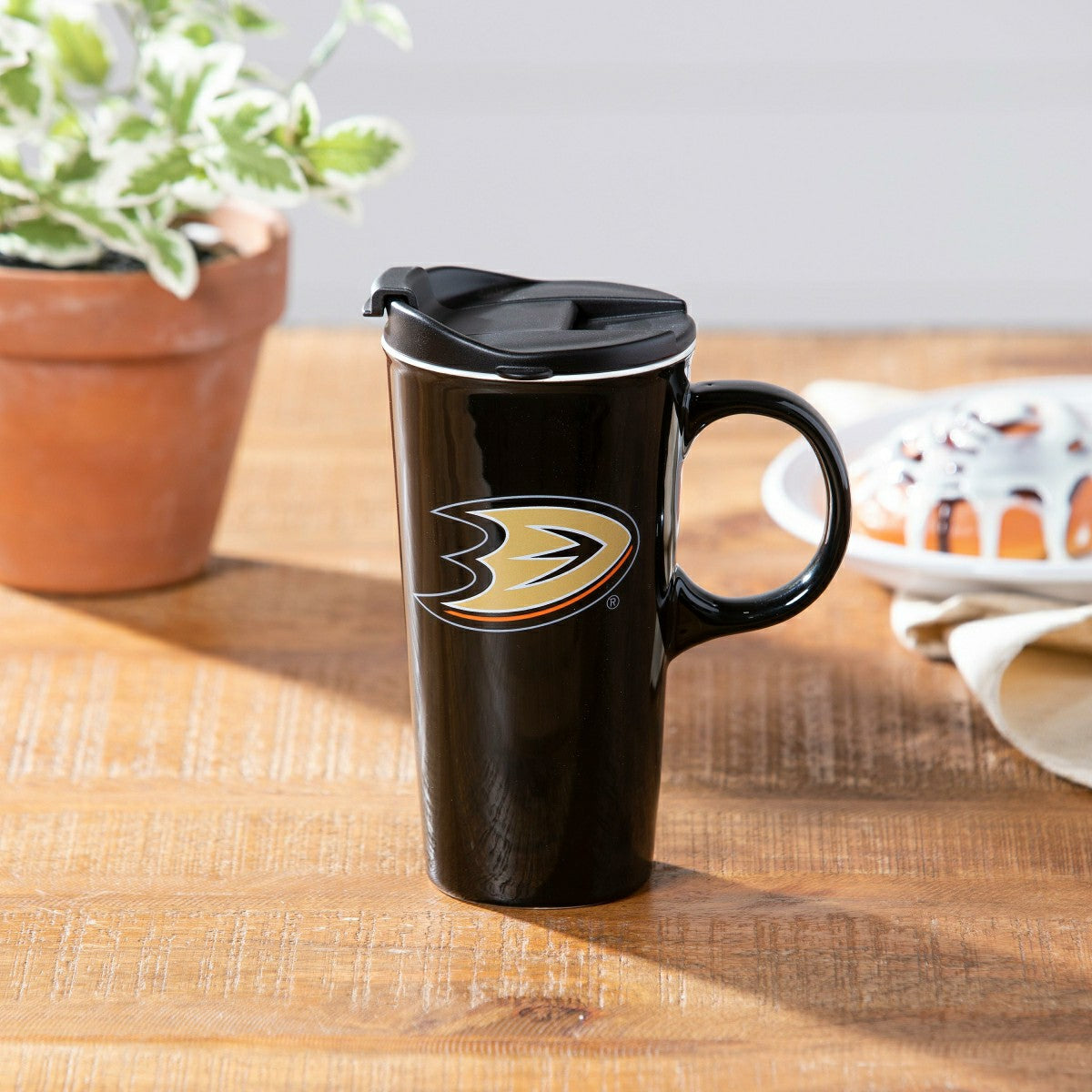 Boxed Travel Latte Cup, Anaheim Ducks - NHL Home