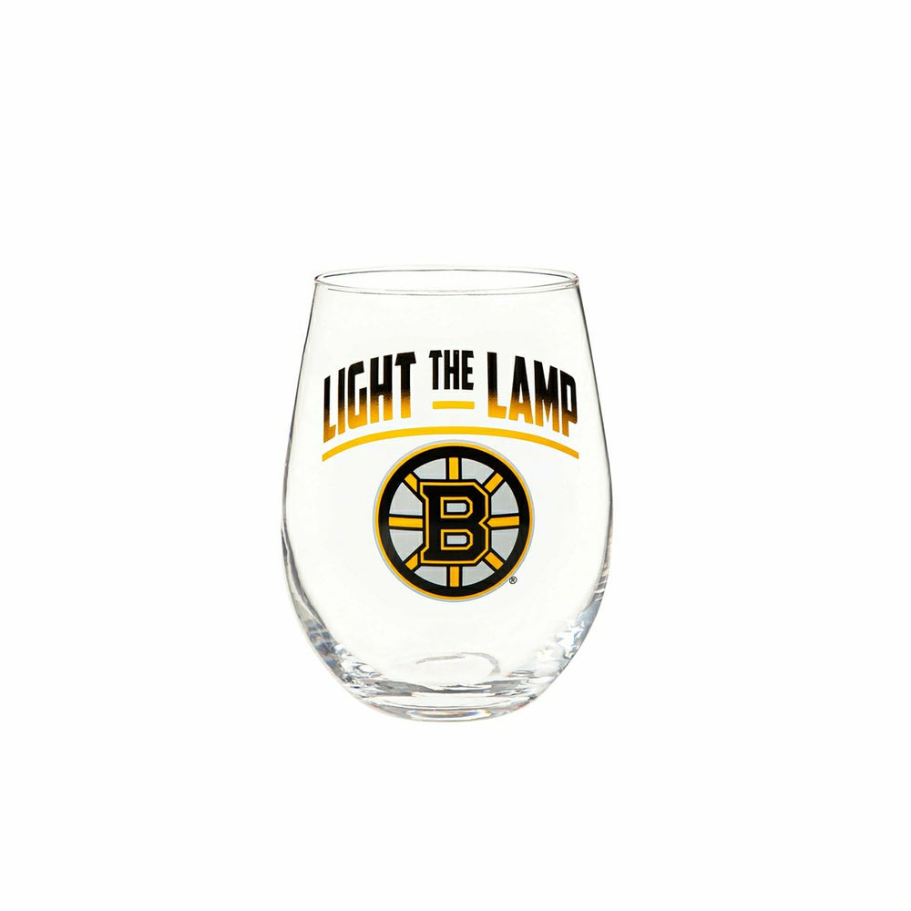 Stemless 17OZ Glass & Tankard 16OZ Gift Set, Boston Bruins - NHL Home
