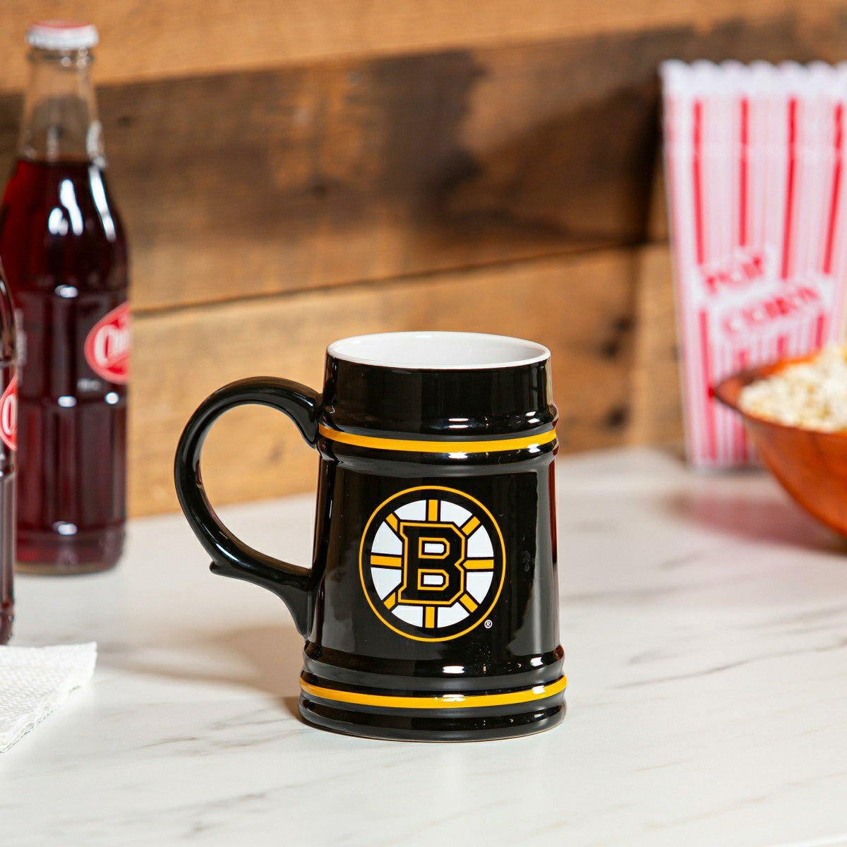 Boston Bruins Ceramic Stein Cup, 24oz - NHL Home