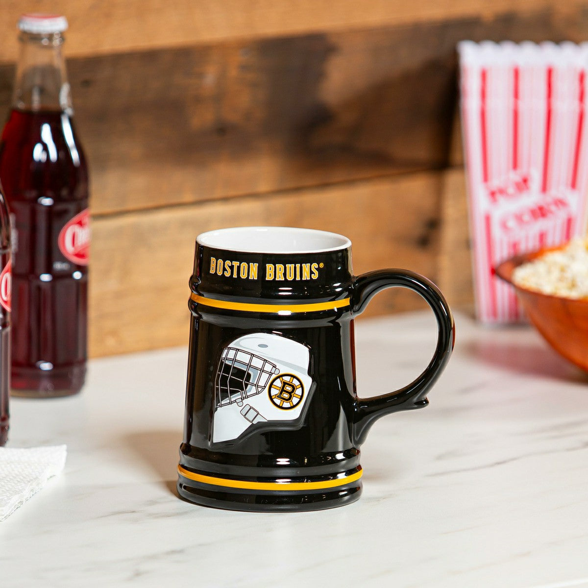 Boston Bruins Ceramic Stein Cup, 24oz - NHL Home