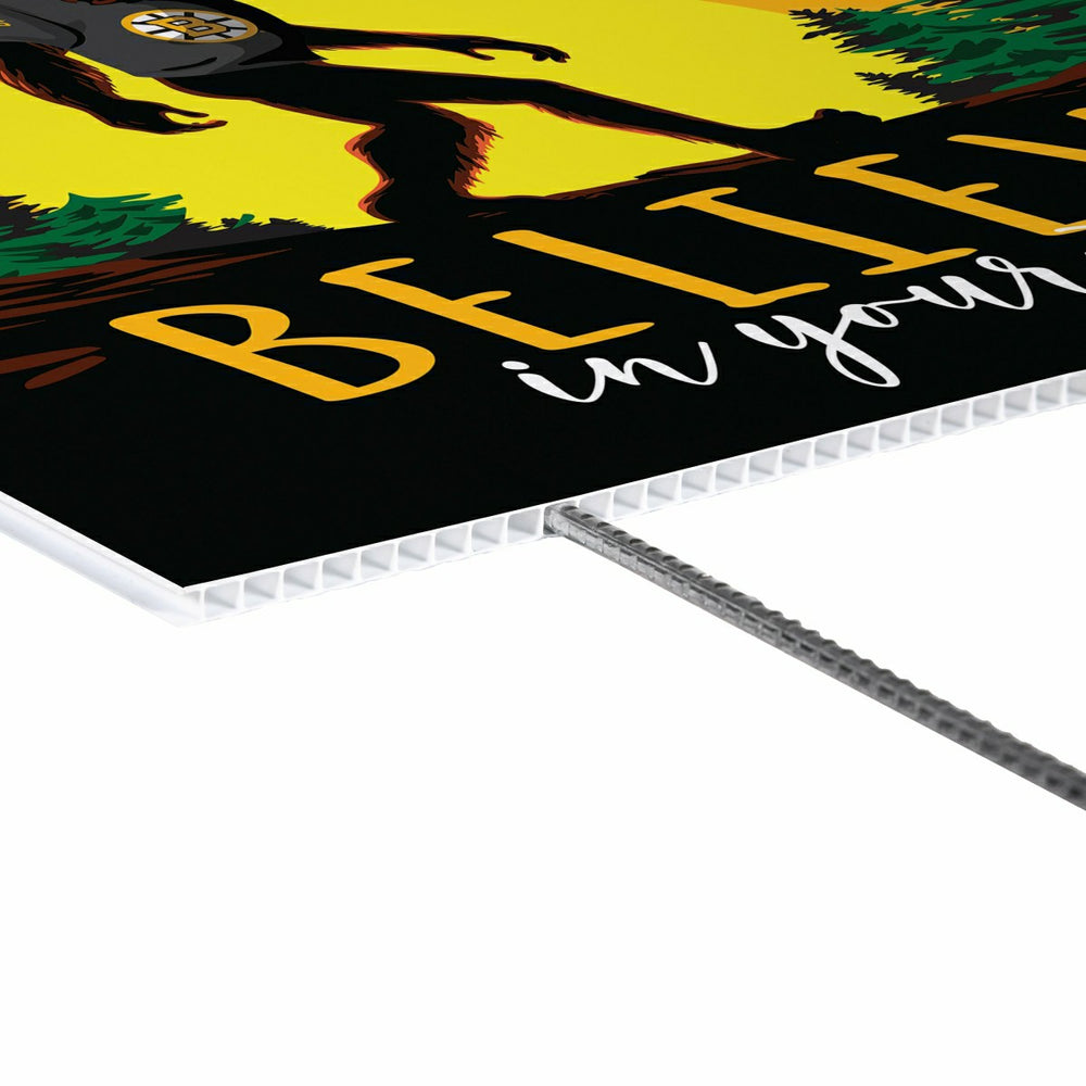 Boston Bruins Coroplast Yard Sign, Bigfoot - NHL Home