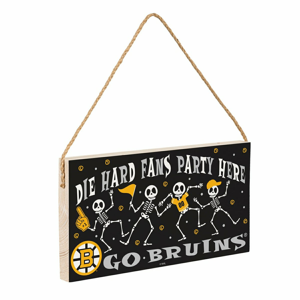 Boston Bruins Halloween Wood Wall Sign, 6x11 - NHL Home