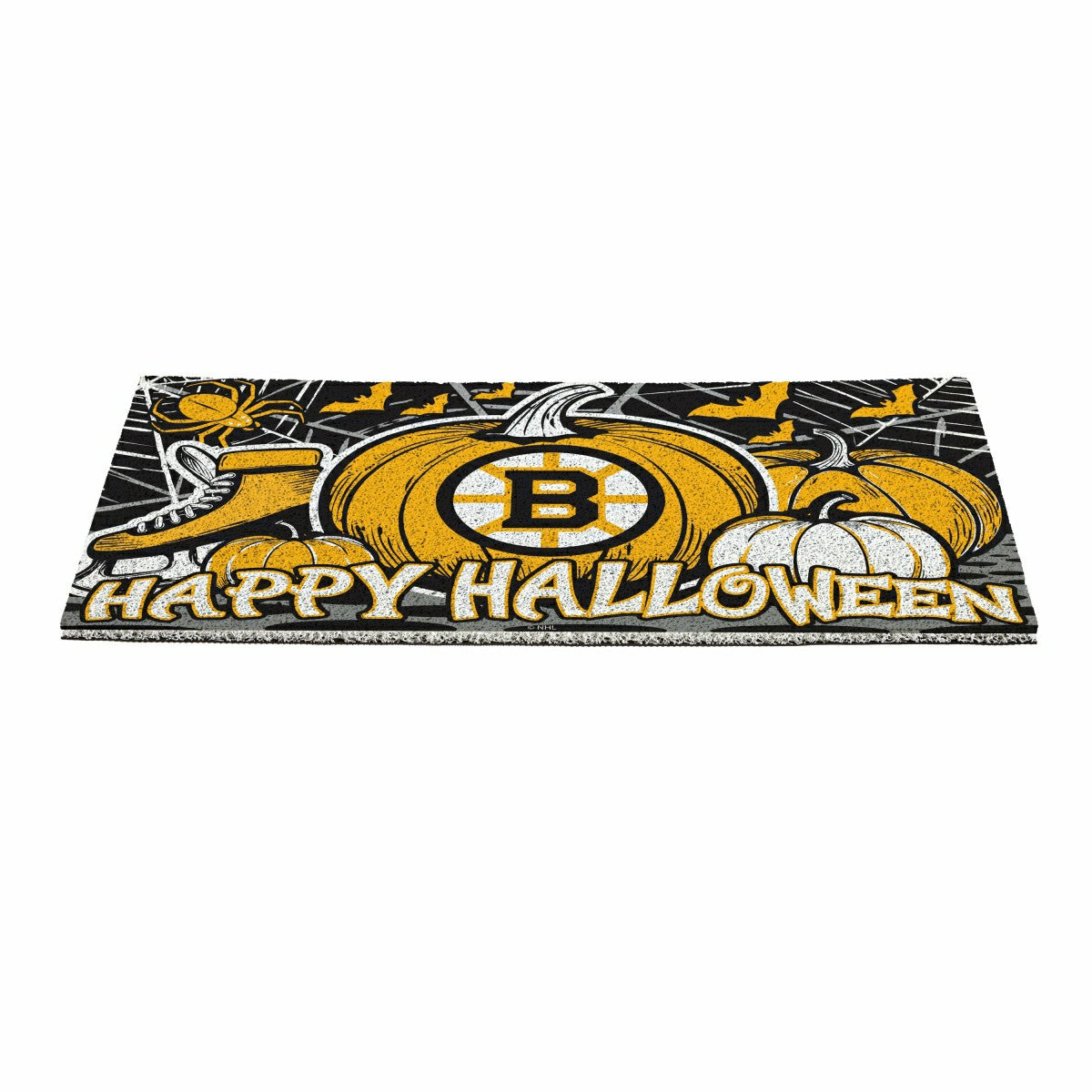 Boston Bruins Halloween PVC Mat, 28"x16" - NHL