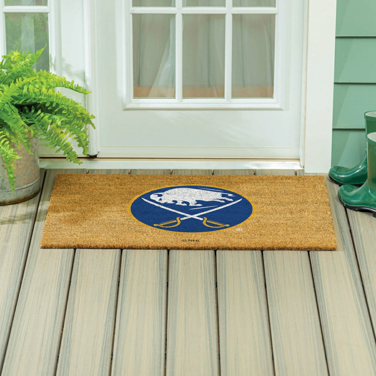 Buffalo Sabres Large Full Color Coir Mat, 36"x24" - NHL