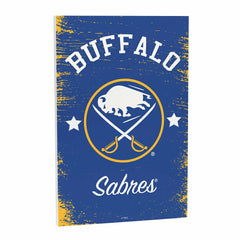 Buffalo Sabres Wood Wall Sign, 16x24 - NHL Home