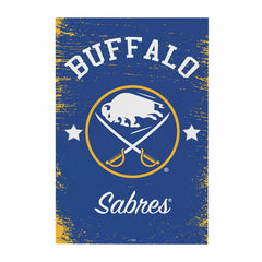 Buffalo Sabres Wood Wall Sign, 16x24 - NHL Home