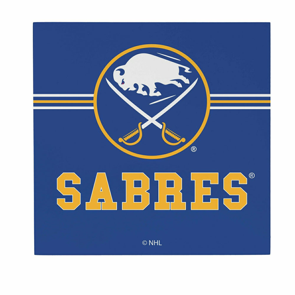 Buffalo Sabres Wood Wall Sign, 12x12 - NHL Home