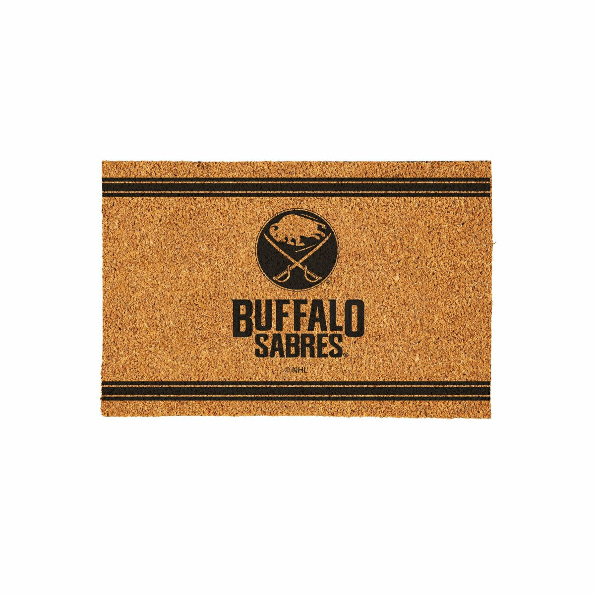 Buffalo Sabres Large One Color Coir Mat, 36"x24" - NHL