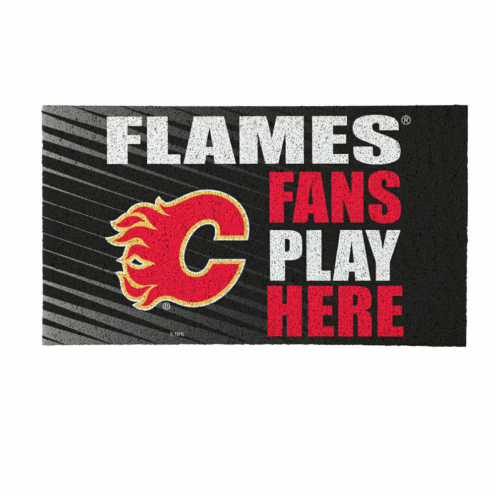 Calgary Flames Fan Mat, 28"x16" - NHL